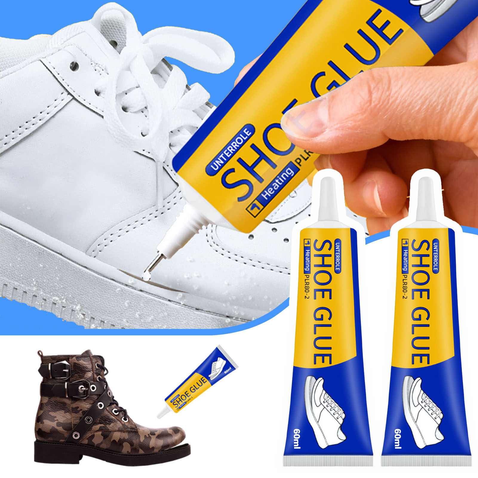 Care For Sneaker - 1/2/3 pçs 60ml forte sapato adesivo